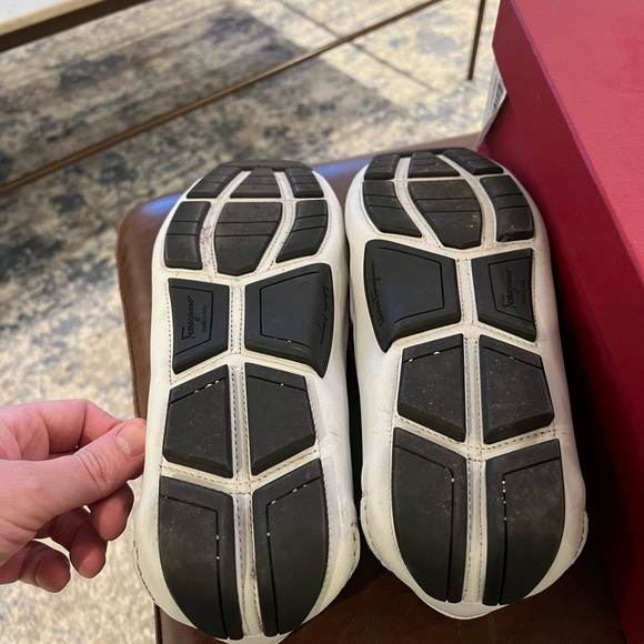 Men’s Salvatore Ferragamo Loafers Size 11 Chalk - Authentic - Picture 4 of 6